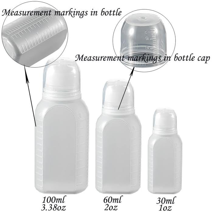 Portion Perfect Ketchup Dressing Squeeze Bottles 20-Pack with Silver Lid