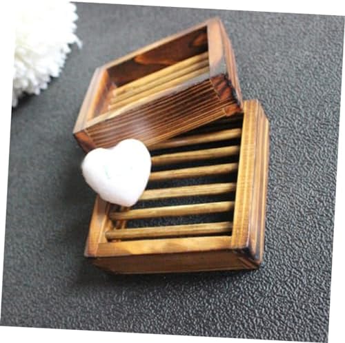 Sturdy Modern Wood Soap Storage Rack for Bathrooms