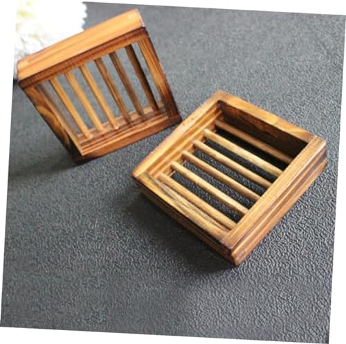 Sturdy Modern Wood Soap Storage Rack for Bathrooms