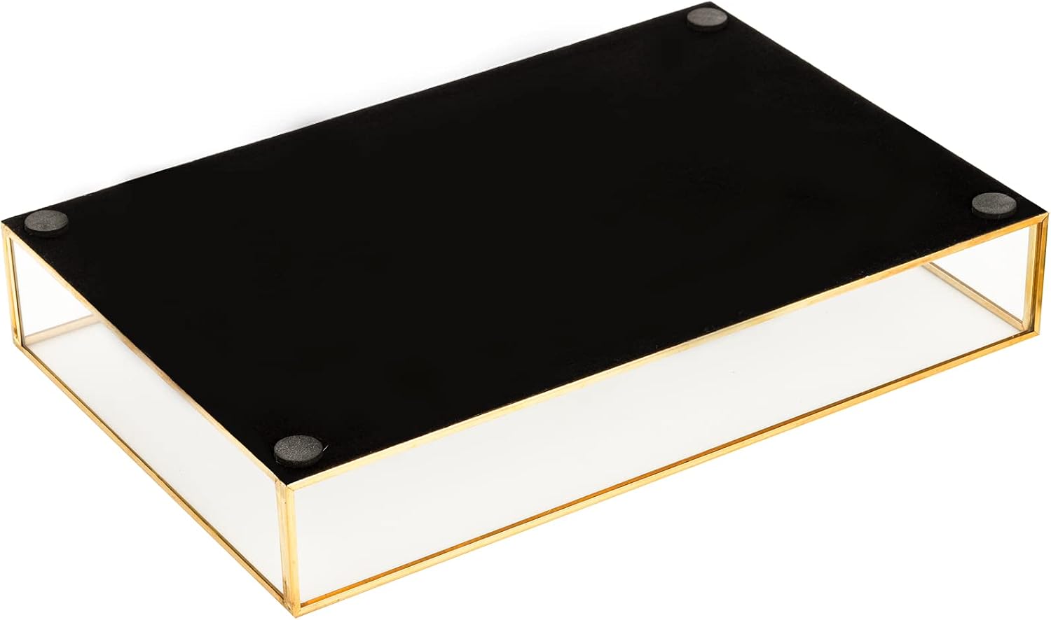 2-Pack Gold Overflow Perfume Trays Set
