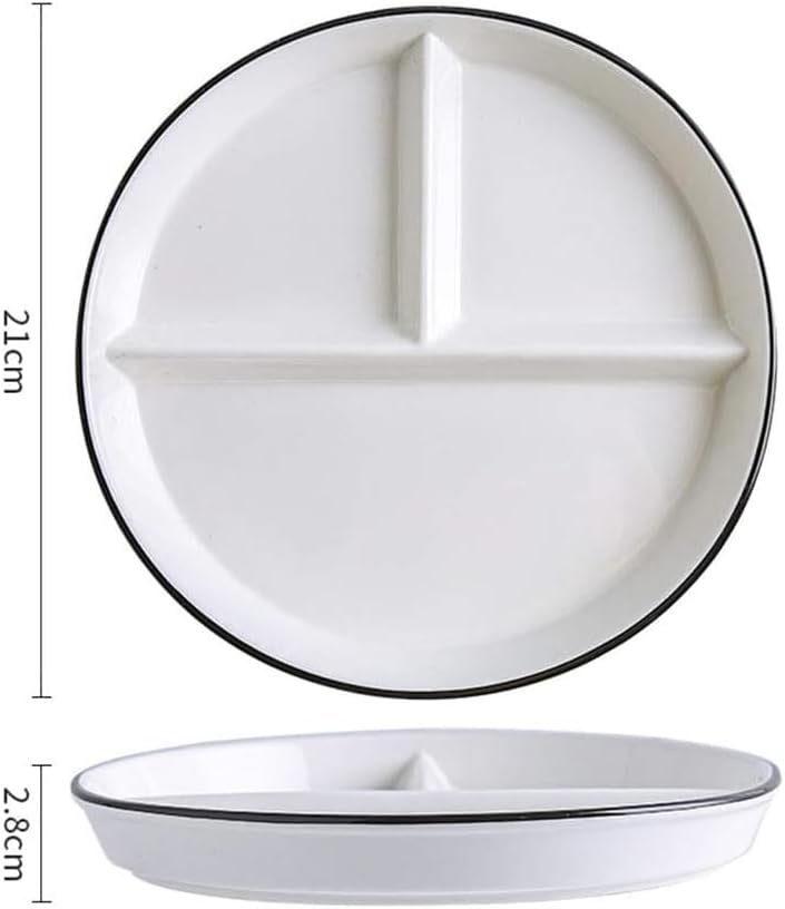DINOSAUR DELIGHTS - CLAssy 8in Ceramic Plate for Balanced Meals