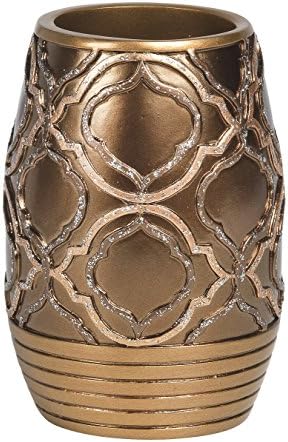 Elegant Gold Spindle Tumbler