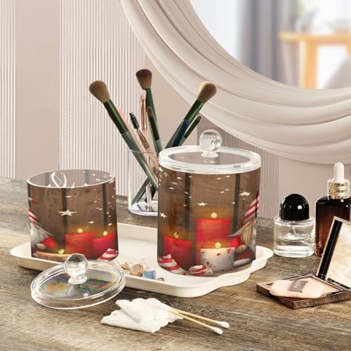 Santa Claus Candle Holder Organizer 2-Pack