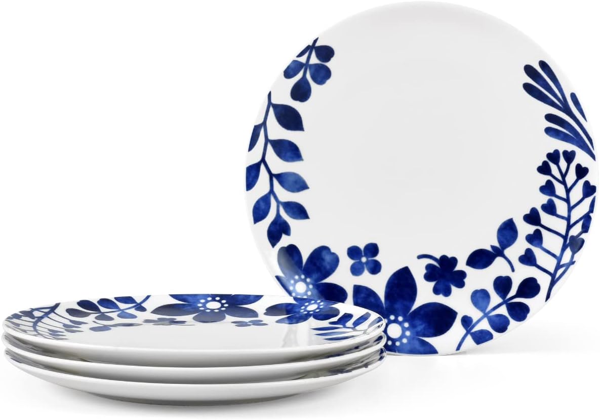 Stunning Sandefjord Dinner Plates in BlueWhite for Entertaining at Home