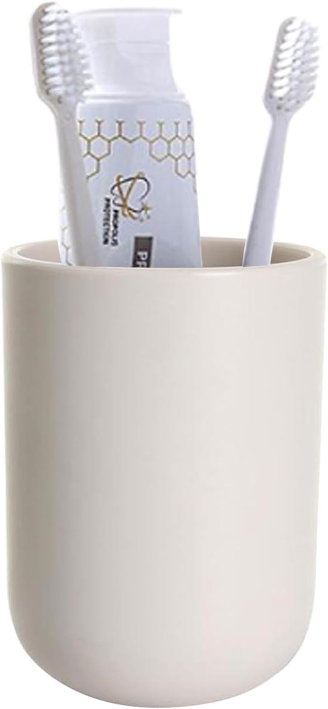 UVIVIU Arc-Shape Toothbrush Holder with Matte Finish 350ml