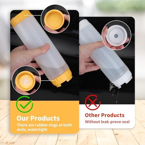 3PCS Squeeze Condiment Bottles