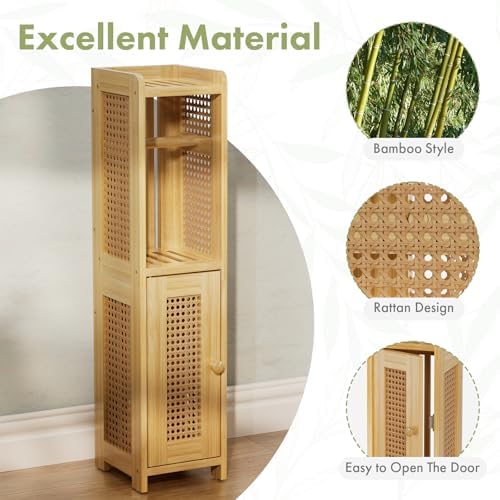 AmazerBath Toilet Paper Storage Cabinet