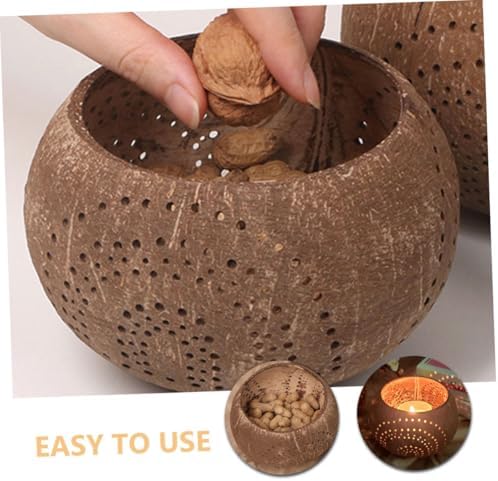 Coconuts Shell Candle Bowl