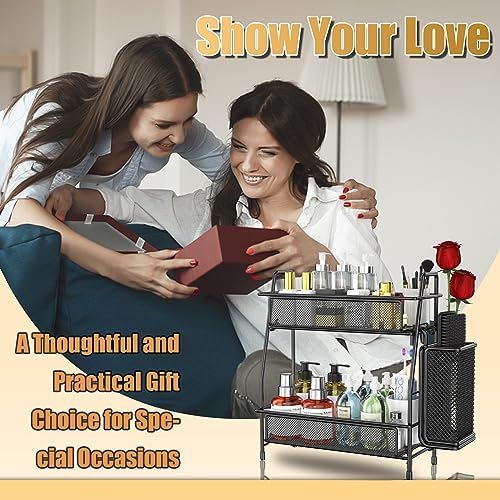 Bath Organizer 2-Tier Storage Tray for Countertops