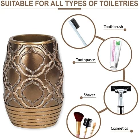 Elegant Gold Spindle Tumbler