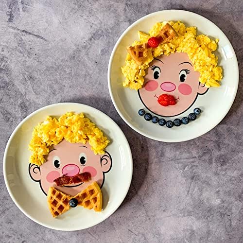 Genuine Fred Food Face Kids Dinner Plate