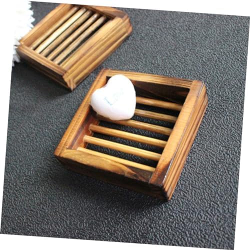 Elegant Wood Soap Dish Holder for Bathroom Kitchen