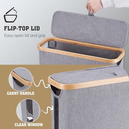 Large Capacity Bamboo Toilet Paper Storage Basket - 12 Rolls Durable Space-Saving