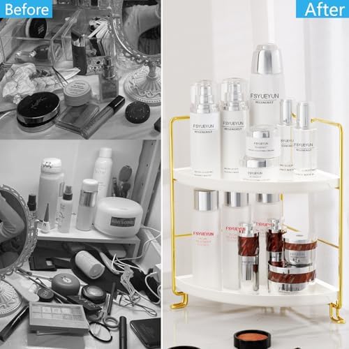 Premium 2-Tier Corner Organizer for Bath
