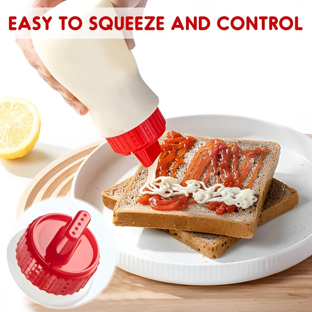 2-Piece 8oz Squeeze Condiment Bottles