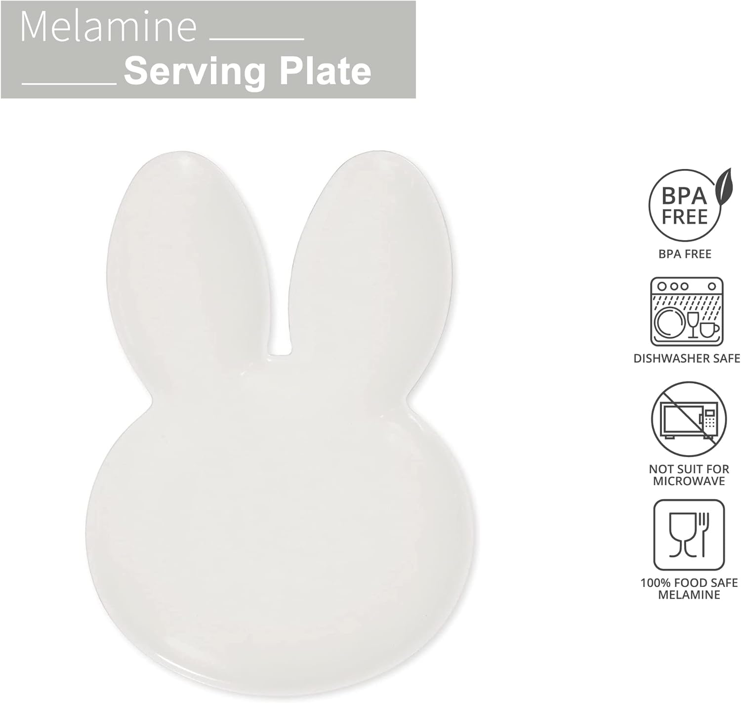 Factor Supreme - Easter Bunny Melamine Dinner Plate Set