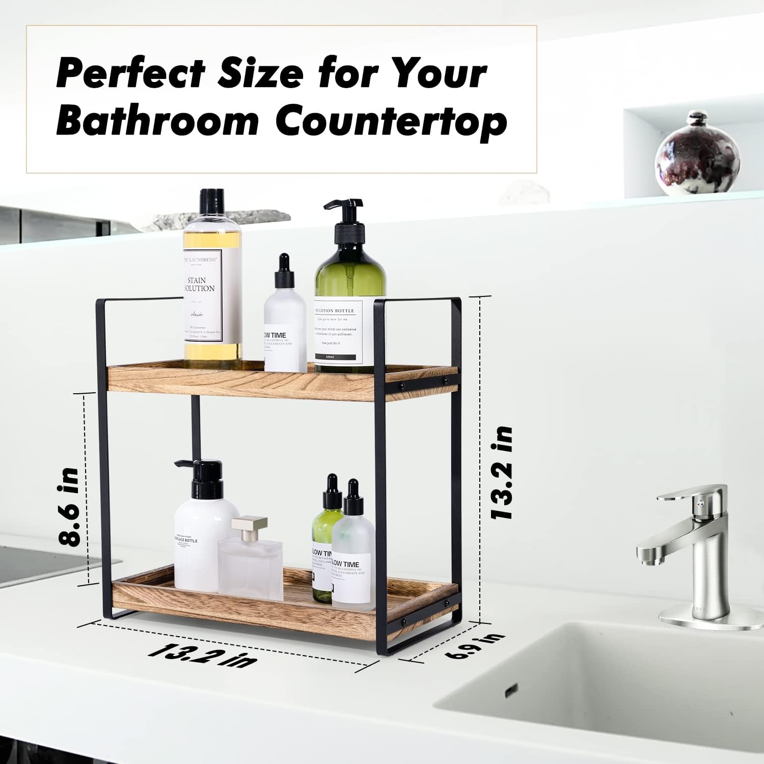 Giftacity 2-Tier anticipate bathroom organizer