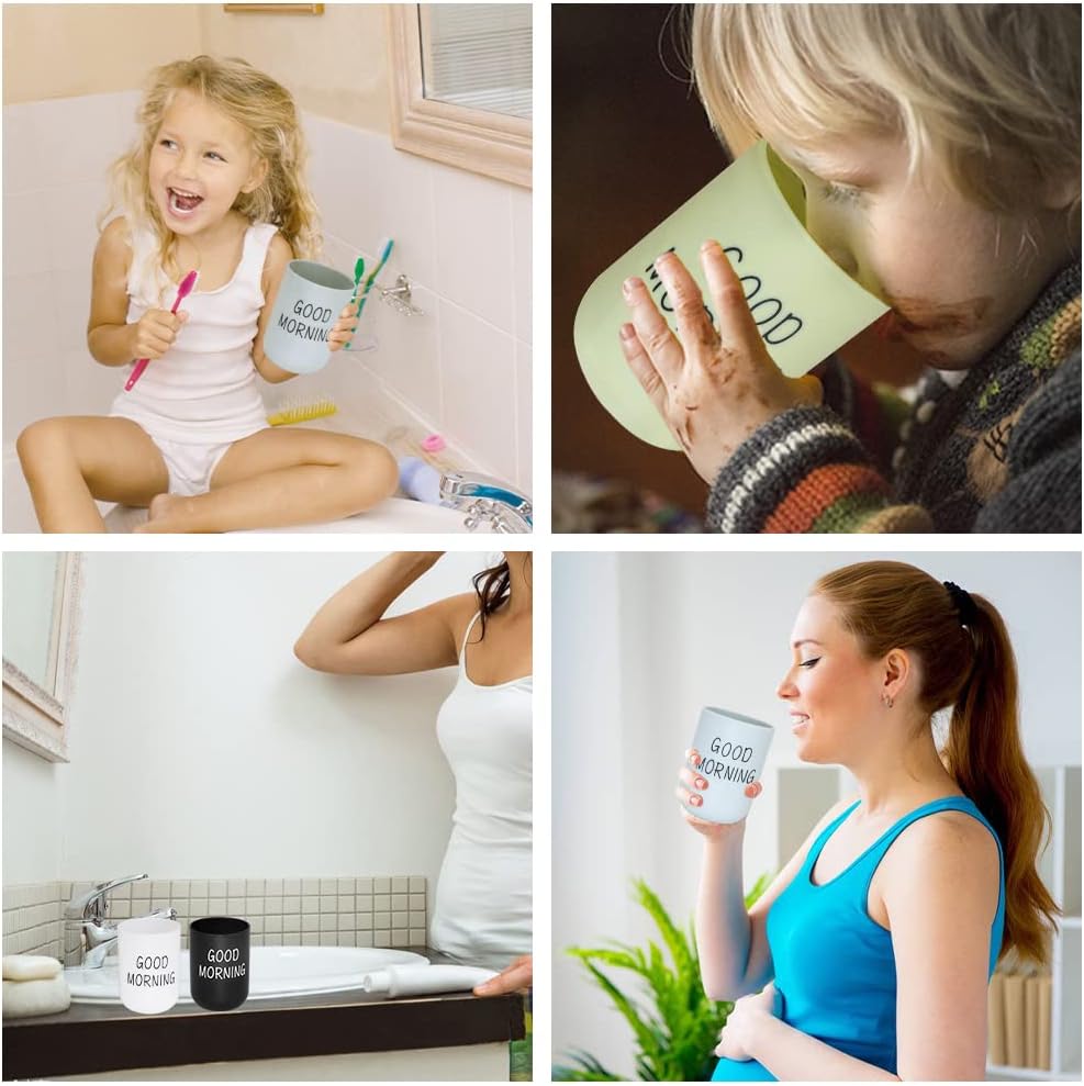 4-Piece Eco-Friendly Reusable Toothbrush Holder Set