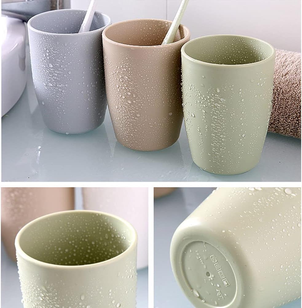 3 Pack ALINNA Reusable Toothbrush Cups BPA Free