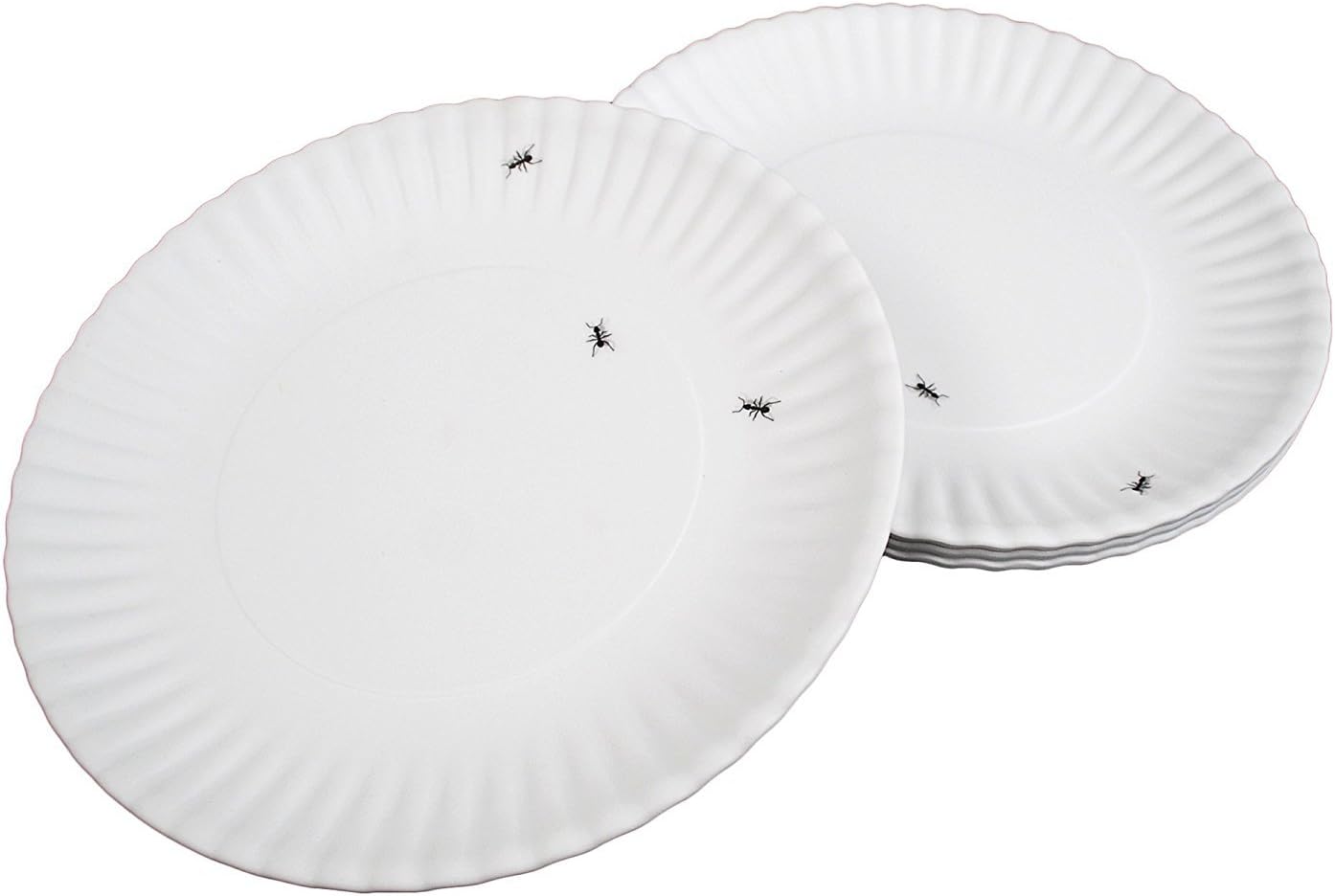 Elegant Melamine Dinner Plates Set