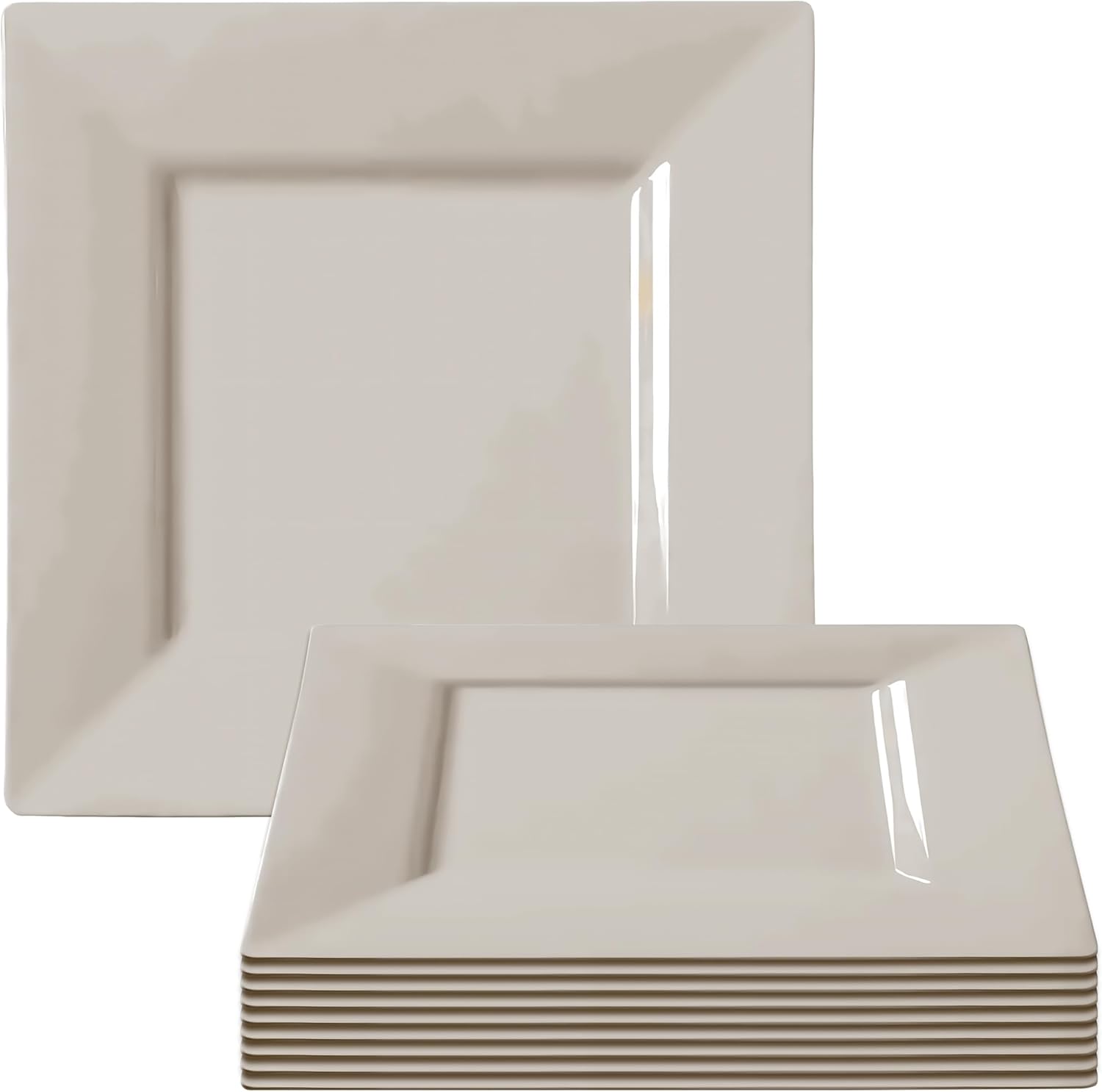 Elegant Ivory Dinner Plates