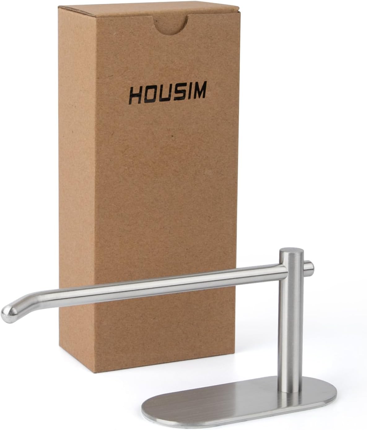 Toilet Paper Holder Rust-Resistant Stainless Steel Space-Saving Strong Track