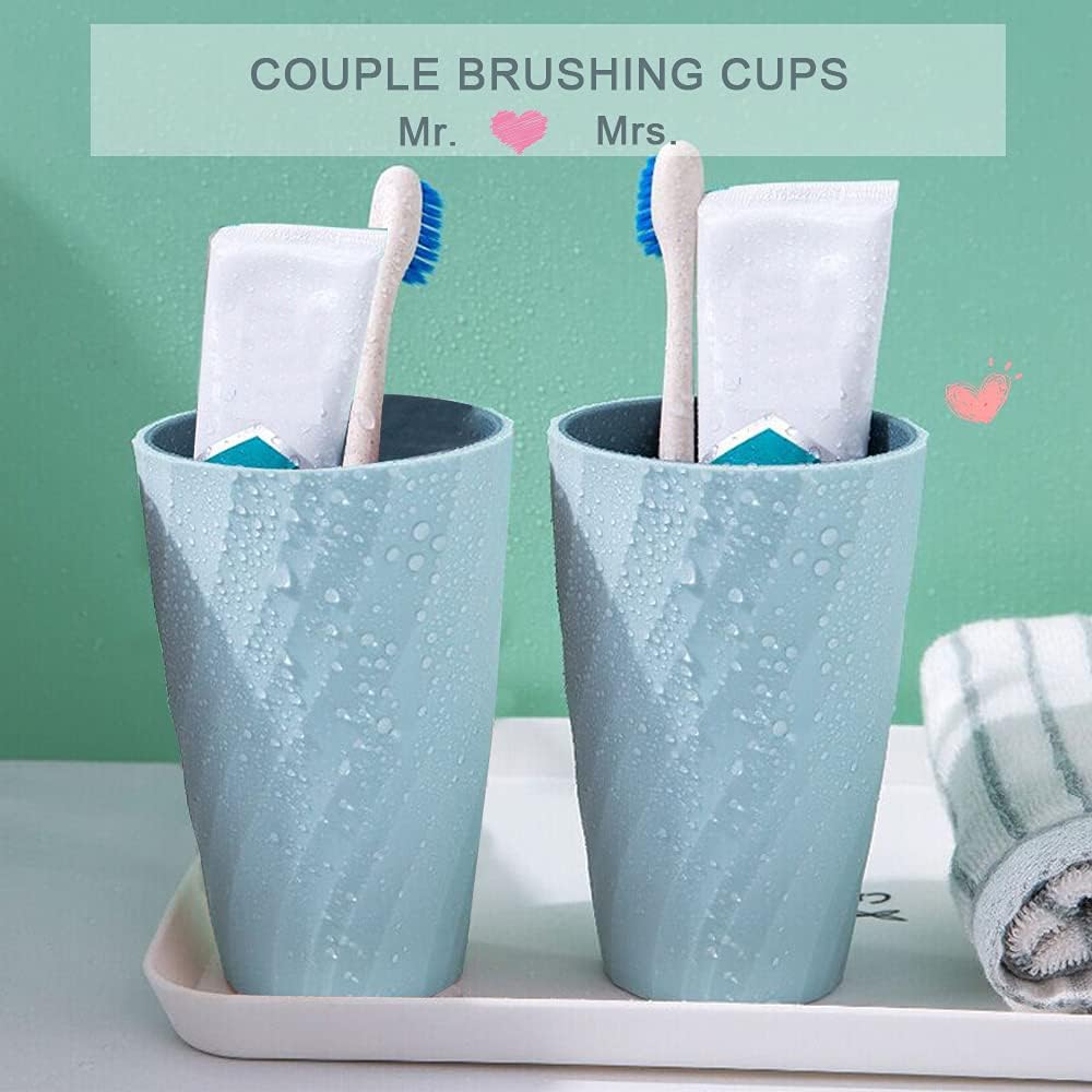 Sturdy Colorful 2-Pack Toothbrush Cup