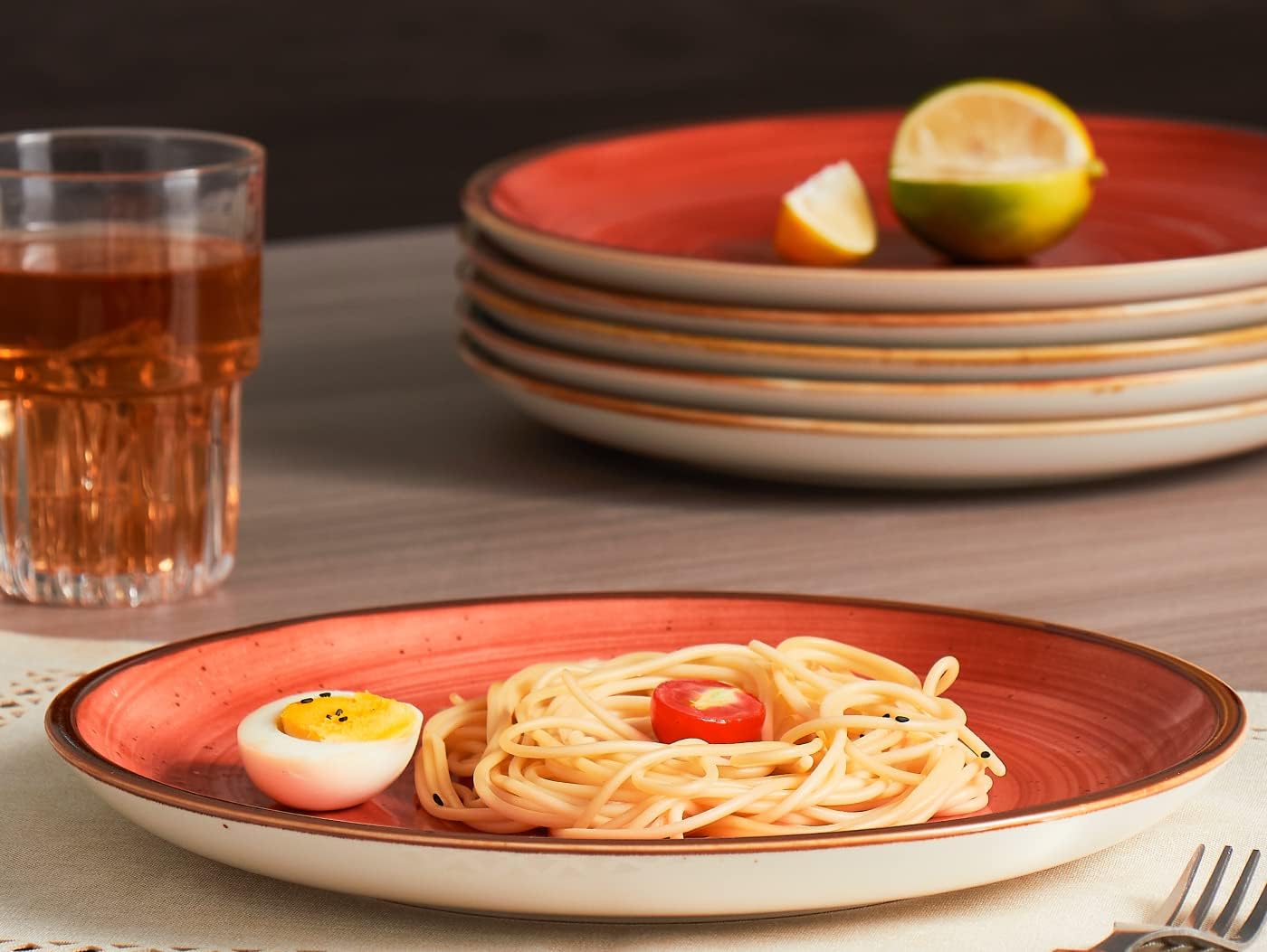 ONEMORE Farmhouse regain dinner plate 105 inch stackable