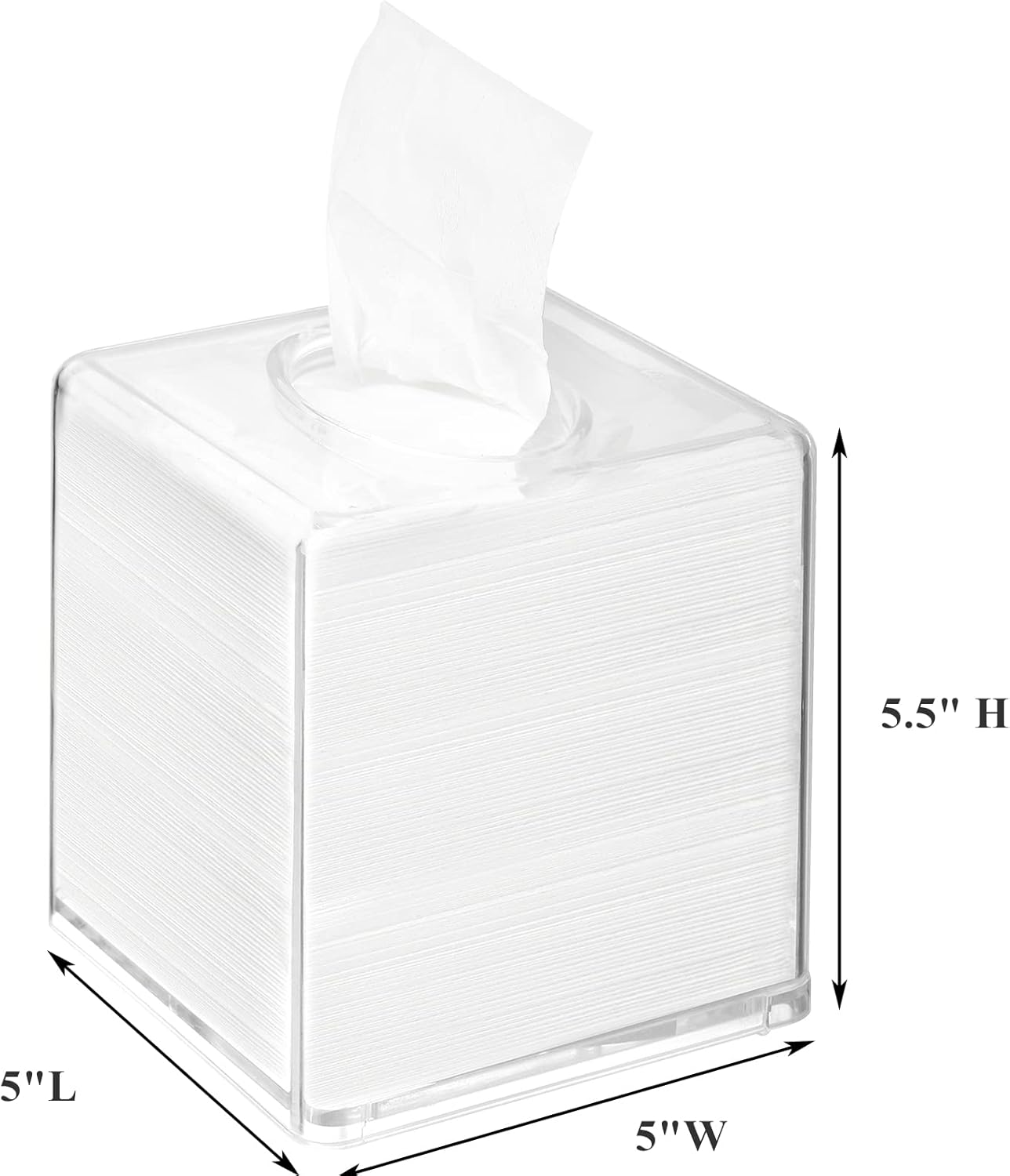 Yopay 2 Pack Square Tissue Dispenser Box
