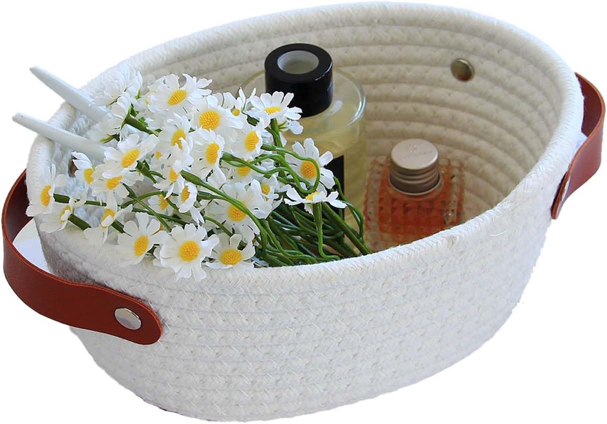 Versatile Woven Basket for Bathroom Storage