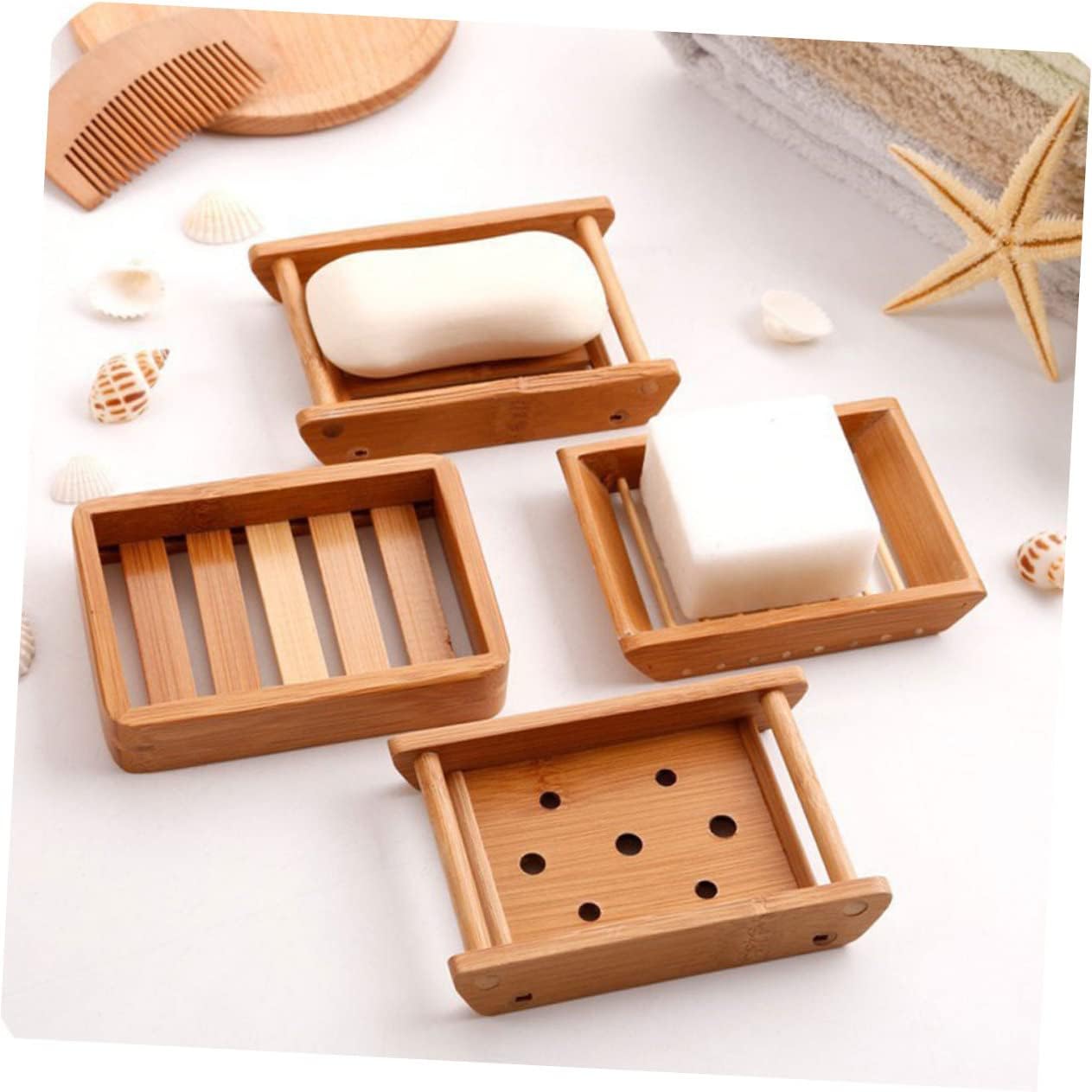 Stylish Bamboo Wooden Bath Drain Holder