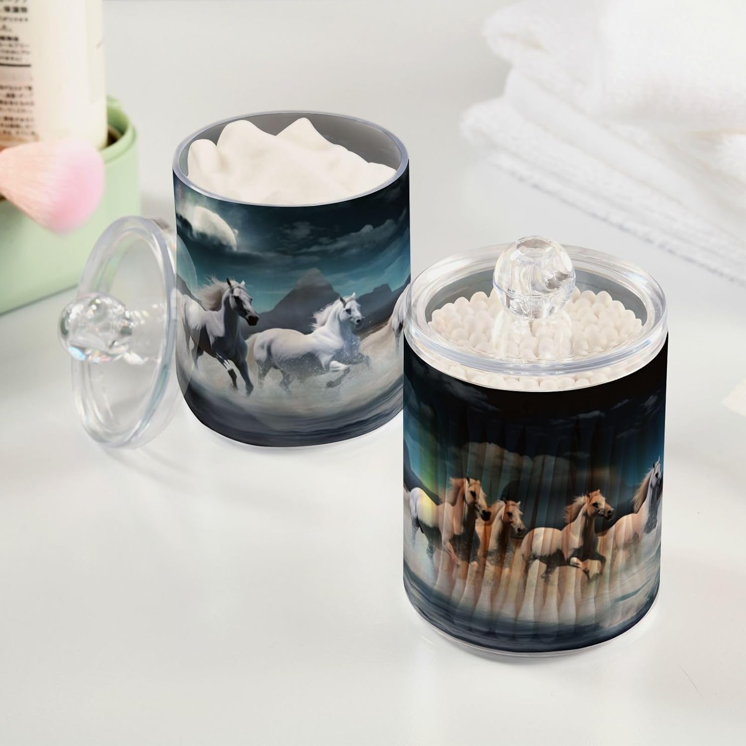 Double-Pack 10oz Plastic Jars