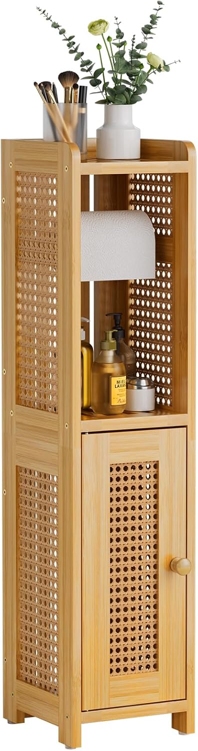 AmazerBath Toilet Paper Storage Cabinet