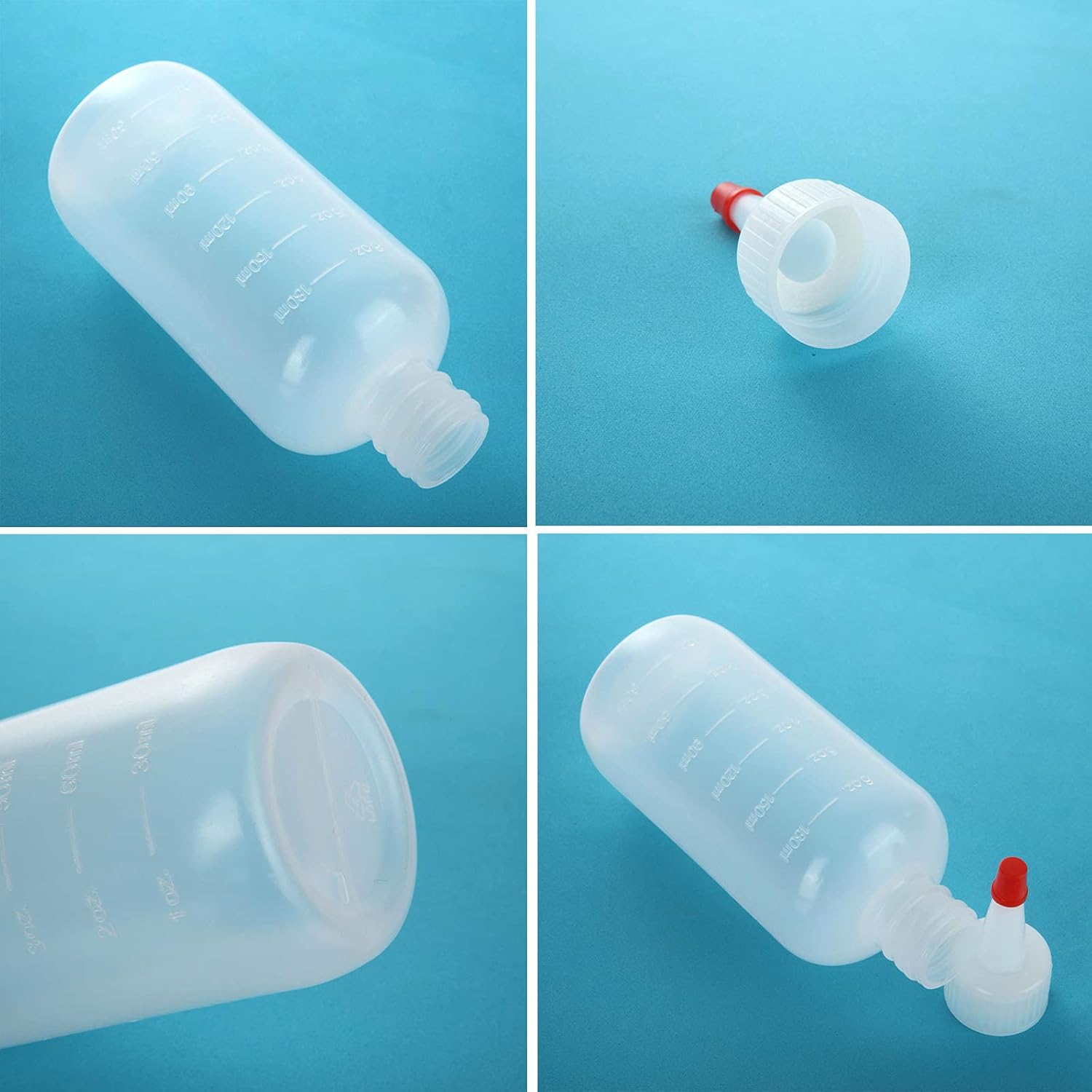 24 Pack Shanqian 6oz Squeeze Bottles