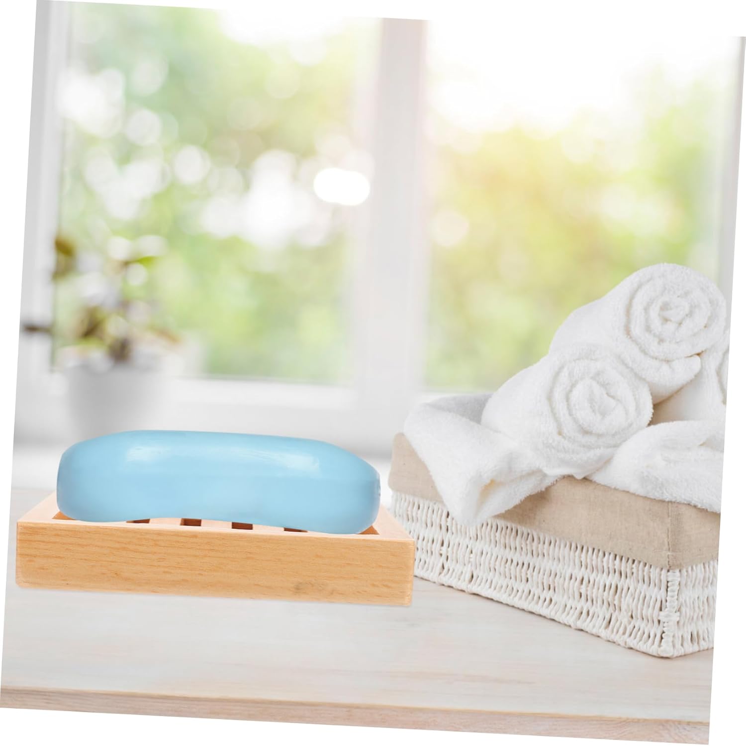 Simple Beech Wooden Soap Dish