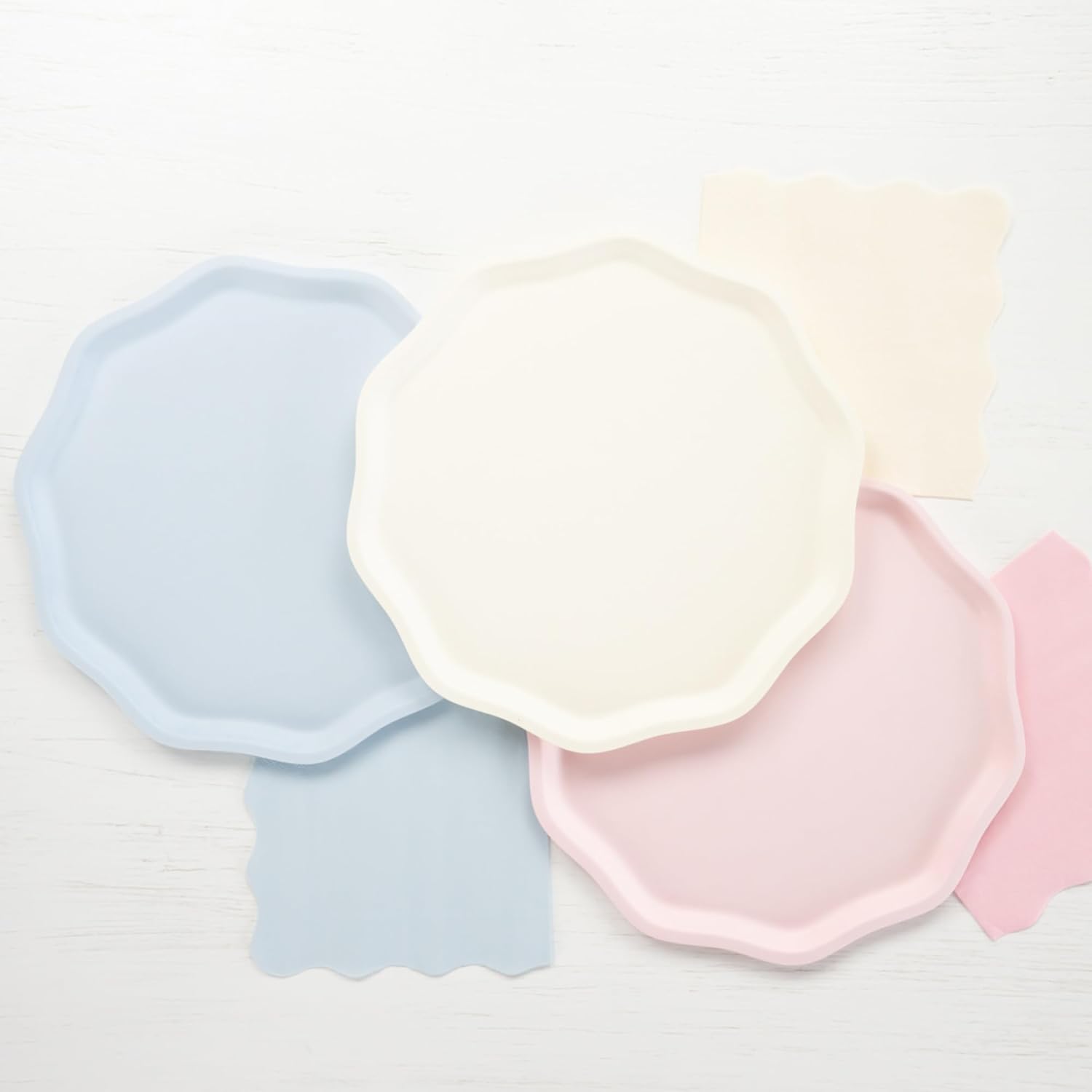 Sky Blue Compostable Dinner Plates