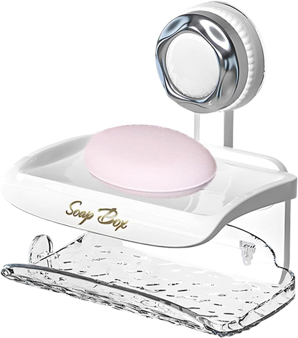Suction Soap Holder compact for bathroom organization