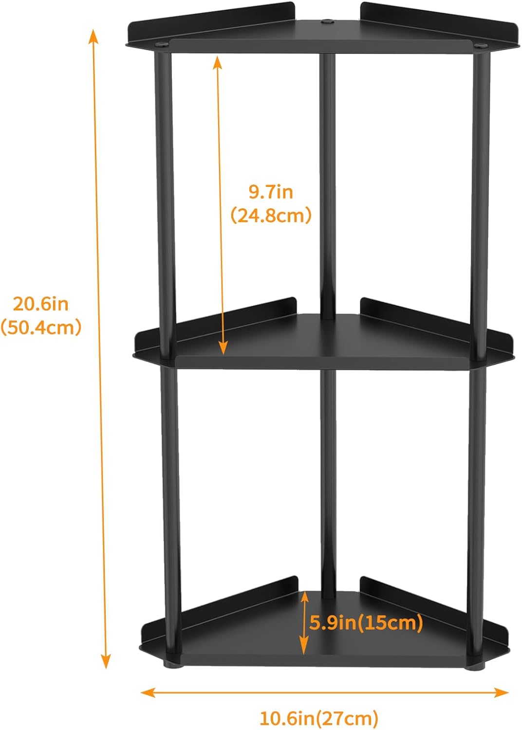 Sturdy 3-Tier Bath Organizer