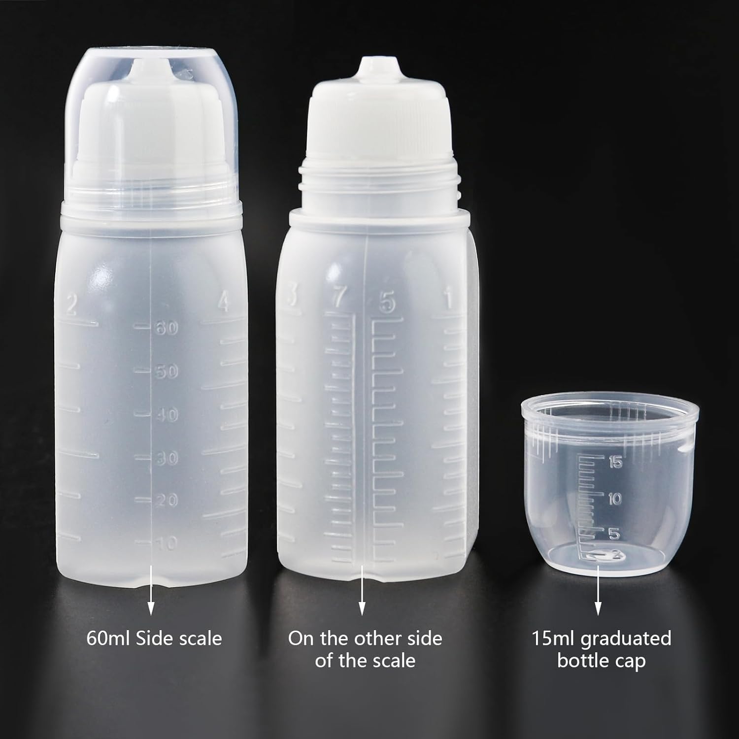 Squeeze Bottle Set for Salad BBQ and More