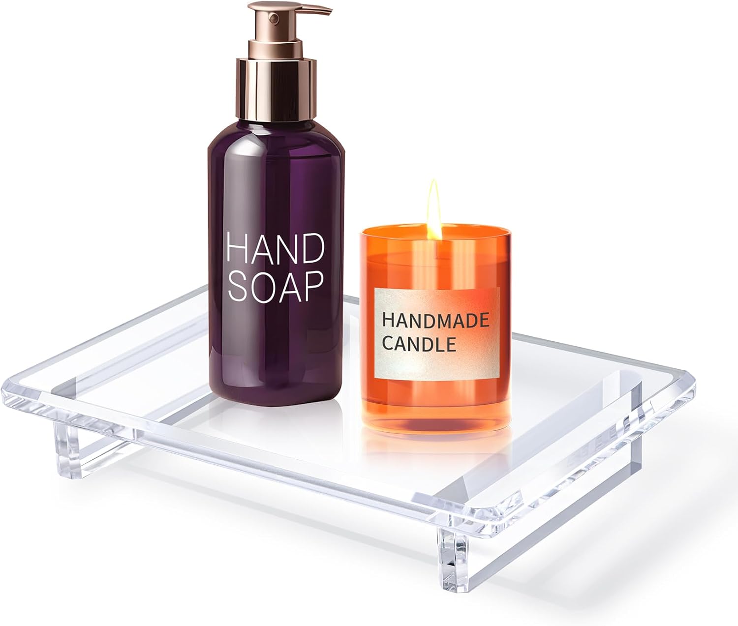 Acrylic Bathroom Counter Organizer
