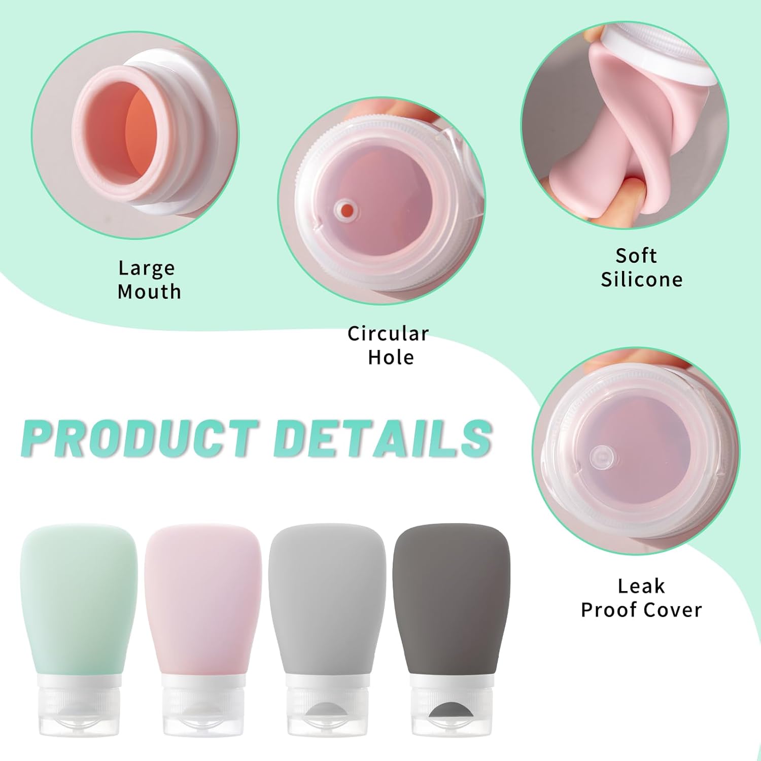 4-Piece Squeeze Salad Dressing Set