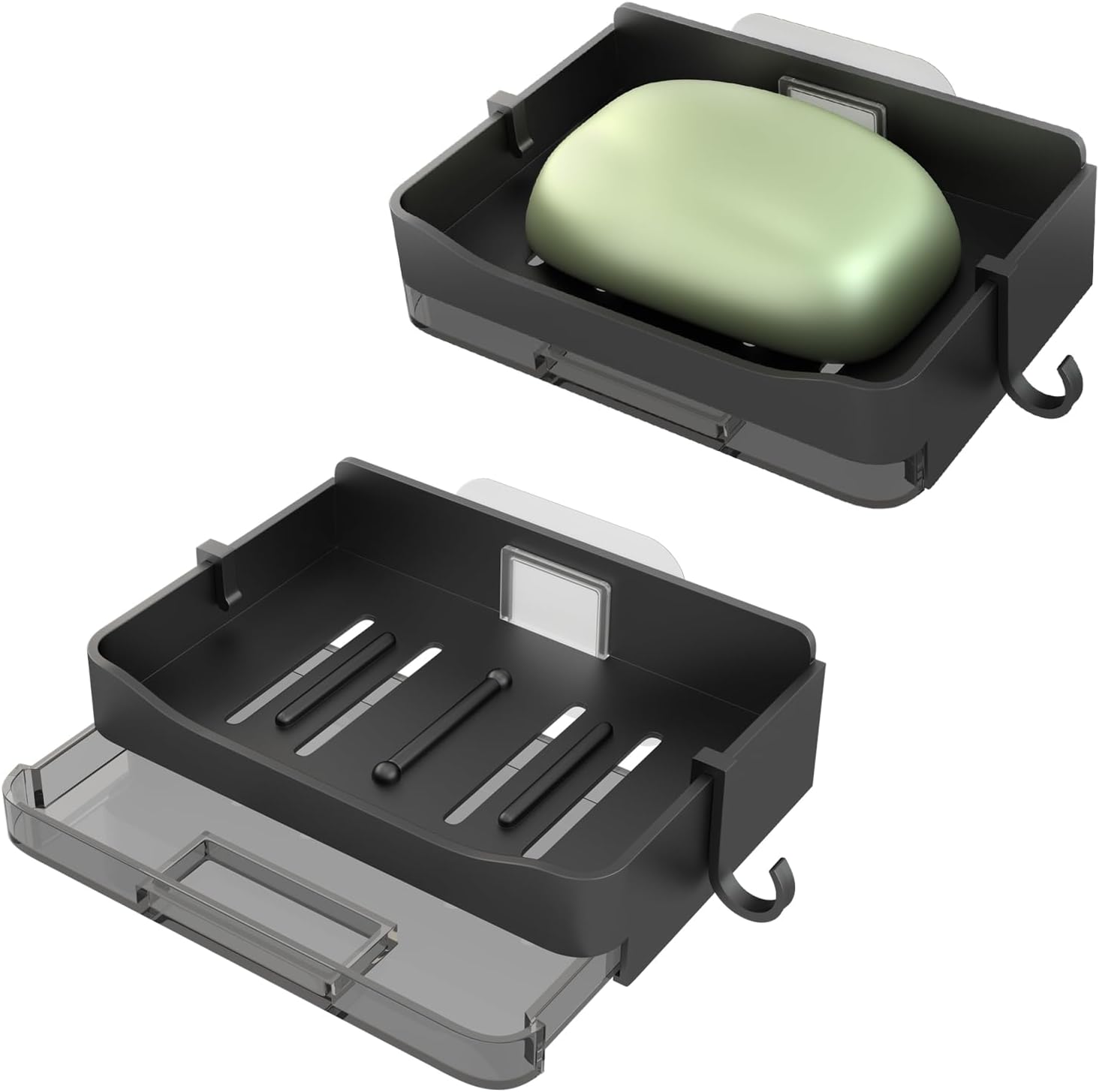 Space-Saving 2-Piece Soap Holders