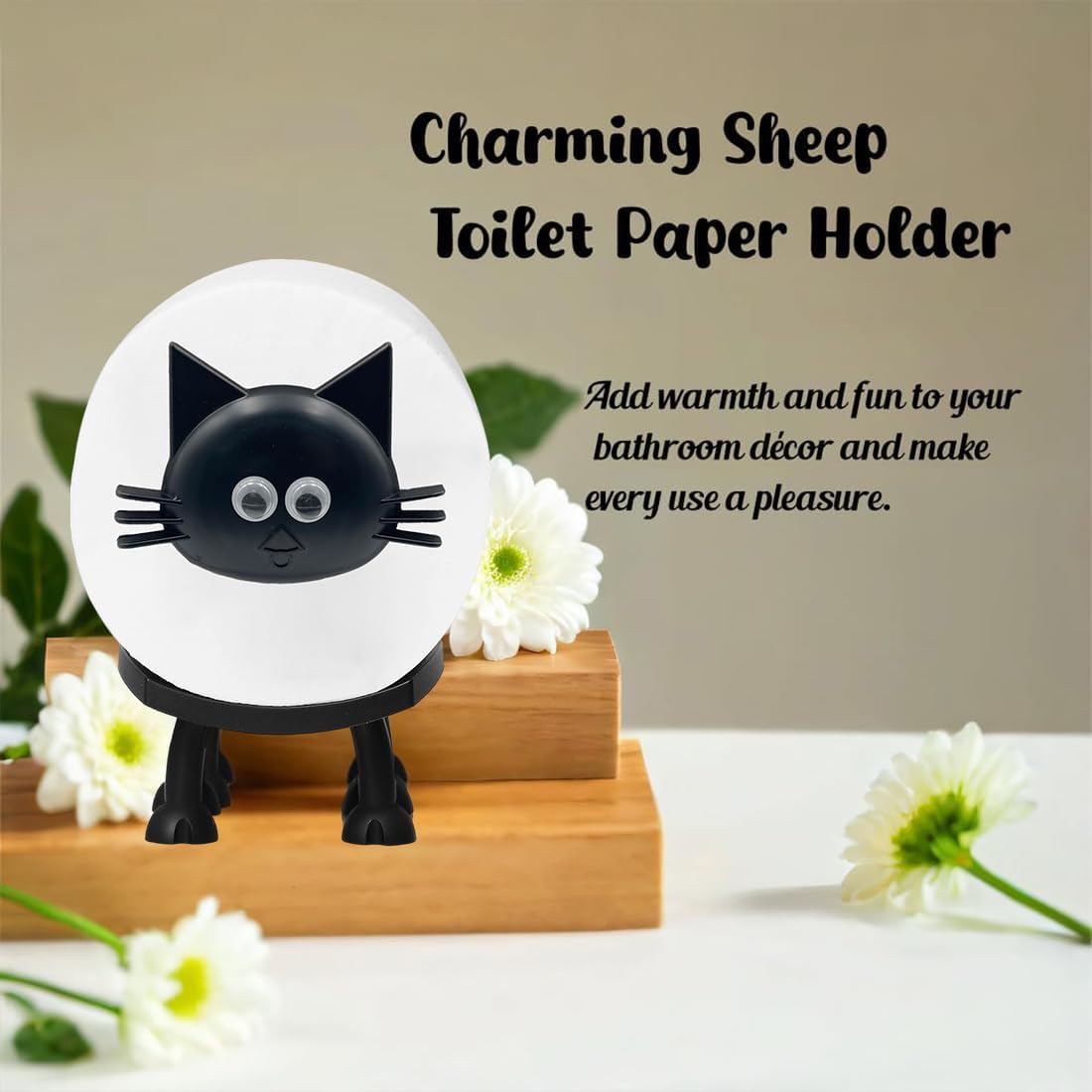 Adorable Cat Toile Holder