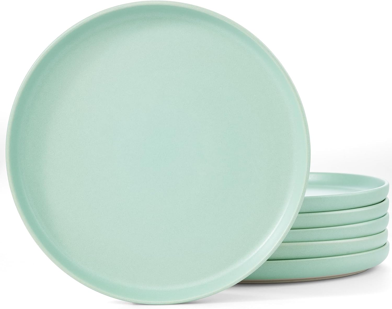 Famiware Milkyway Dinner Plates 1024-inch Set for 6 Stoneware Reactive Glaze