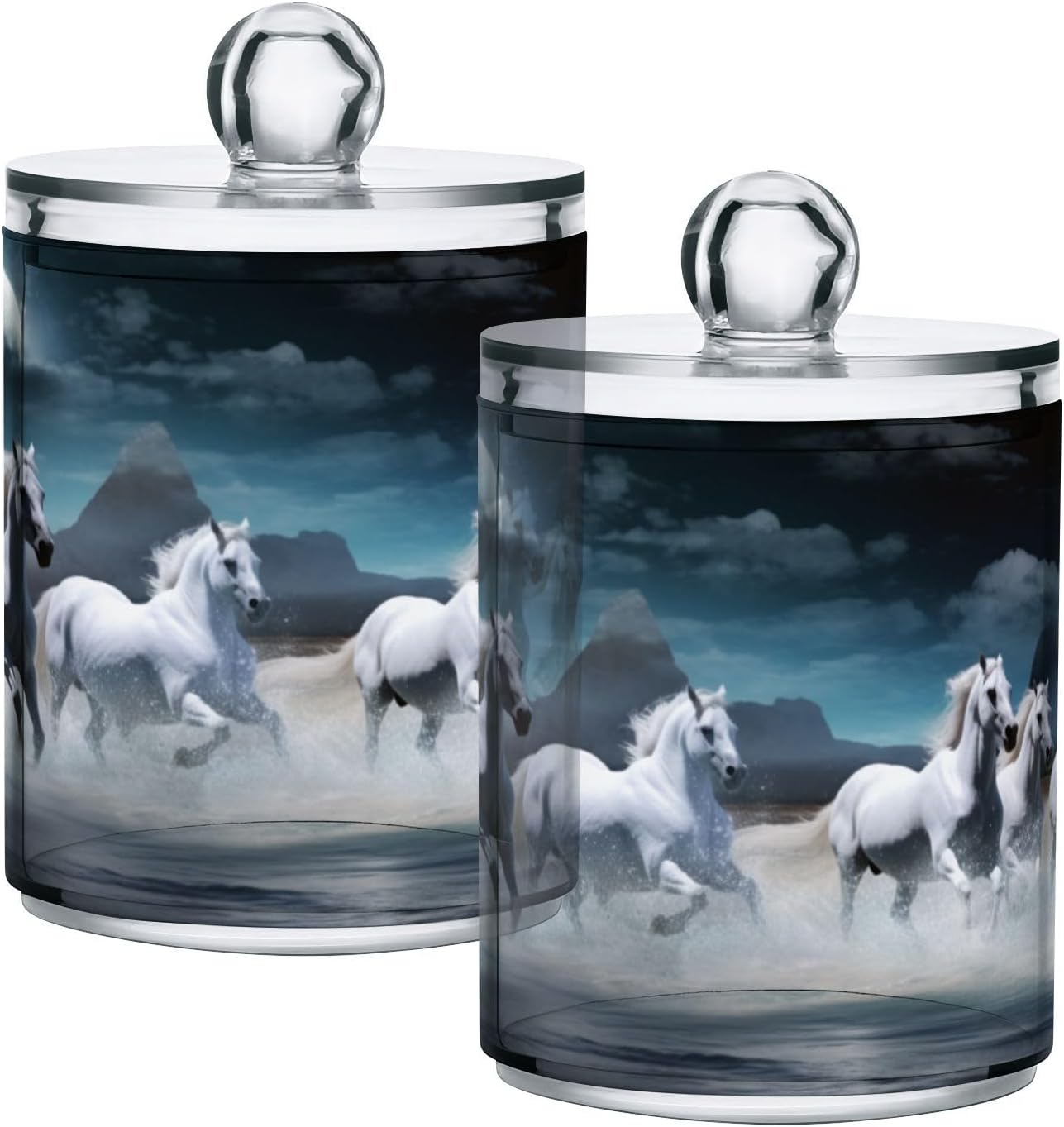 Double-Pack 10oz Plastic Jars