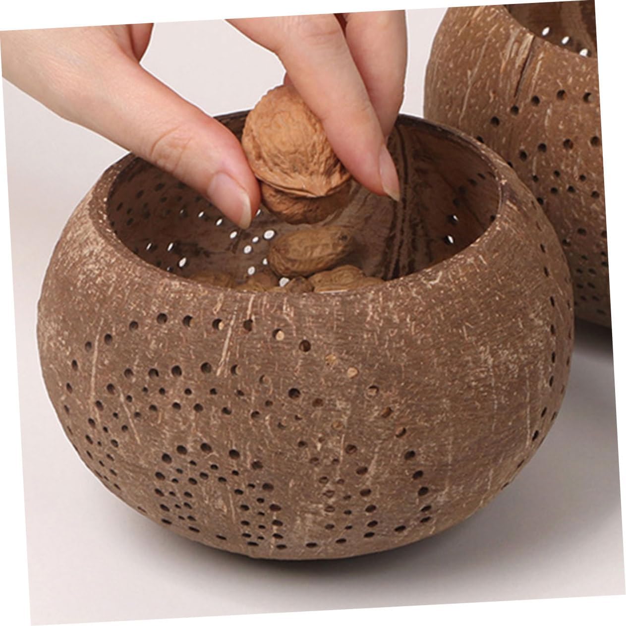 Coconuts Shell Candle Bowl