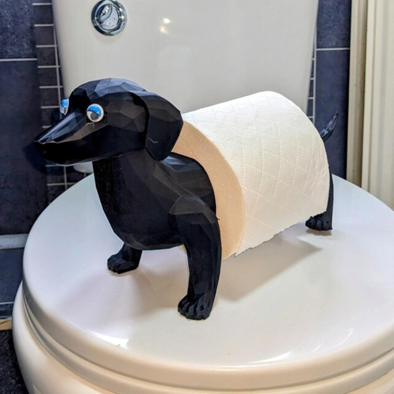 QUARK Frog Toilet Roll Holder - Cute Storage Stand