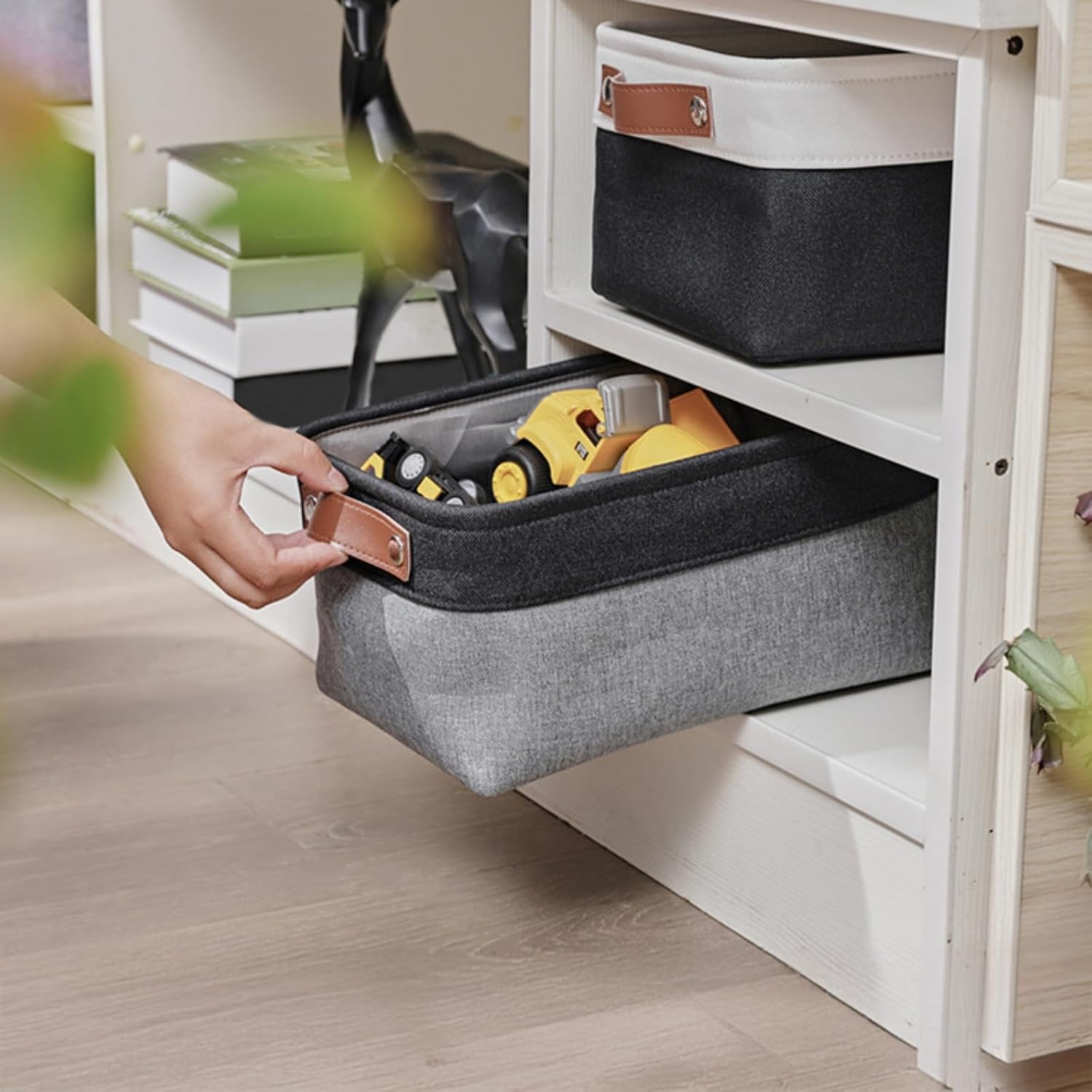 Oinch 2-Piece Foldable Storage Bins for the Bathroom