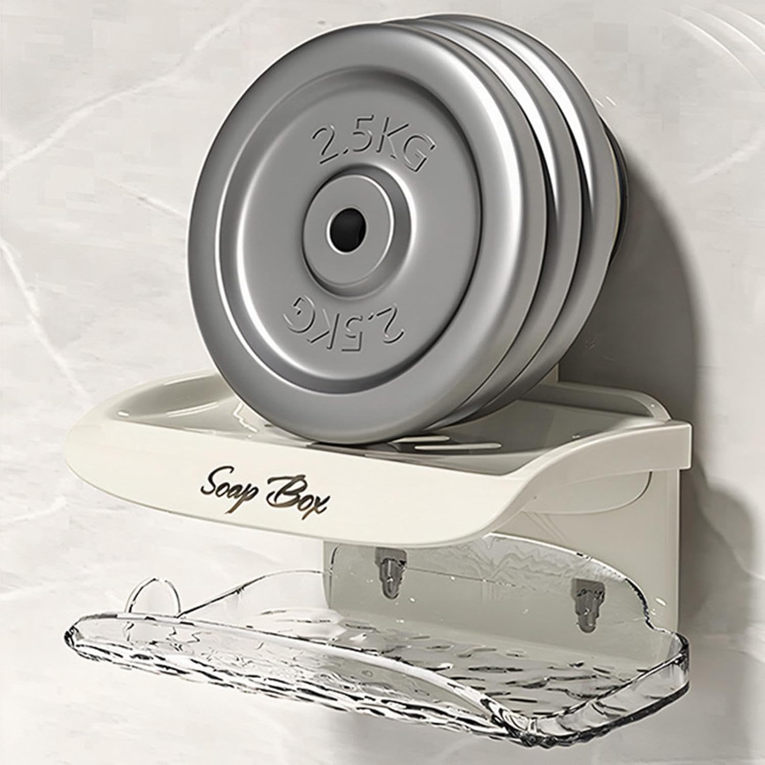 Suction Soap Holder compact for bathroom organization