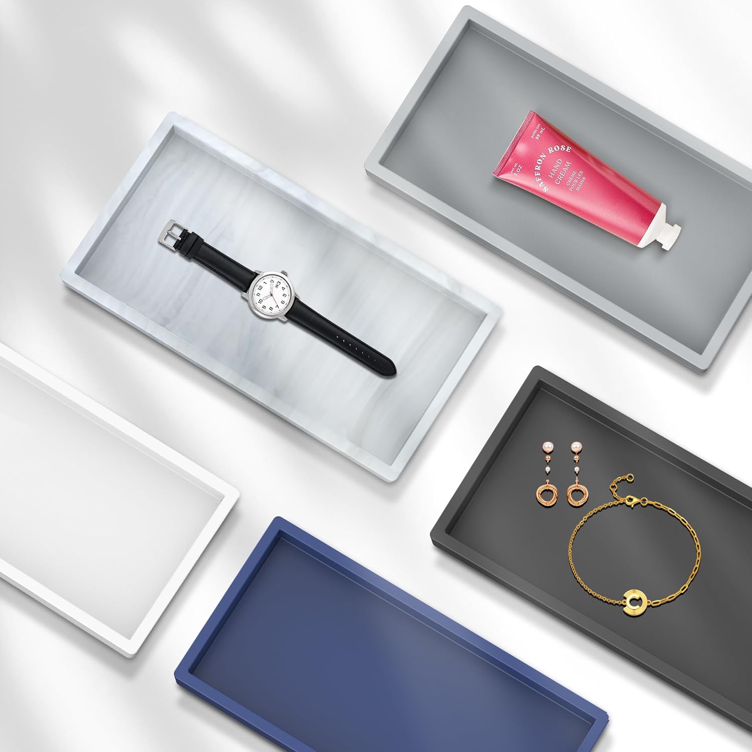 Shatterproof Silicone Toilet Tank Trays for Bathrooms